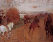 埃德加 德加 : Riders on a Road